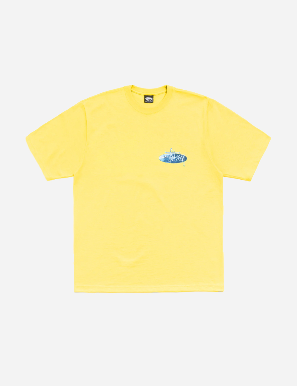 Футболка Stussy Wave Oval "Lemon"