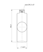 Флакон 200 мл 24 мм ПЭТ прямые плечи №8 от производителя «Тара-Гост»