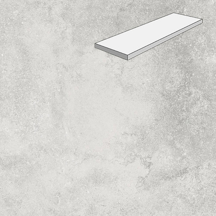 Угловая ступень лофт Lifebrick Limestone Ash 900x330x40x20