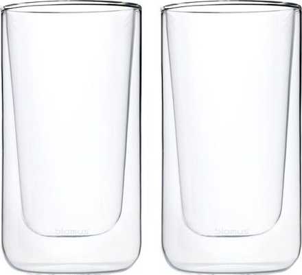 Набор 2 стакана Blomus, do caffe latte Nero, 2 шт., стекло