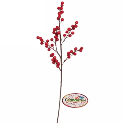 Ветка хвойная «Клюковки» , 60 см