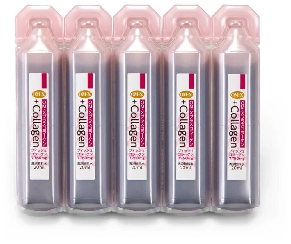 Коллаген жидкий DR. OHHIRA Collagen питьевой ОМ-Х плюс 30 флаконов по 20 мл,  япония