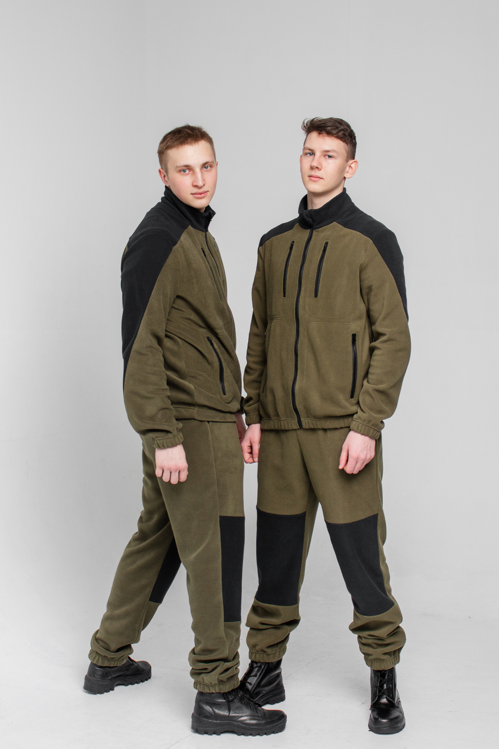 Флисовый костюм мужской комби