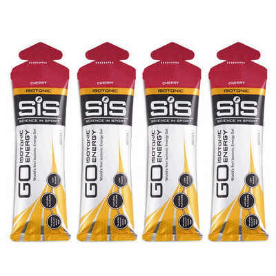Гель энергетический SIS Go Isotonic Gel, Вишня, 60мл 4шт