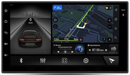 2DIN магнитола (экран 7") - Canbox на Android 10, 8-ядер, SIM-слот