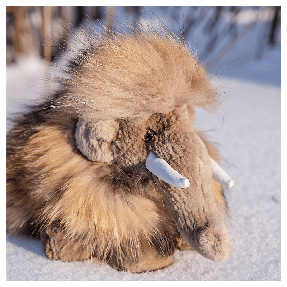 Мягкая игрушка из меха «Мамонтенок»