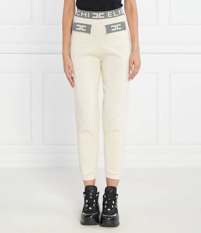 Трикотажные штаны Elisabetta Franchi - бежевый(KP43S36E2)