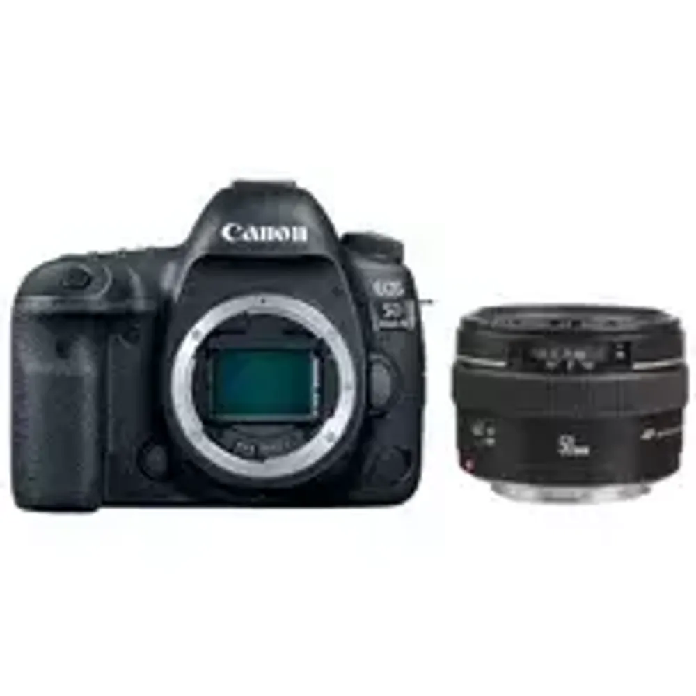 Фотоаппарат Canon EOS 5D Mark IV Kit EF 50mm f/1.4 USM, черный