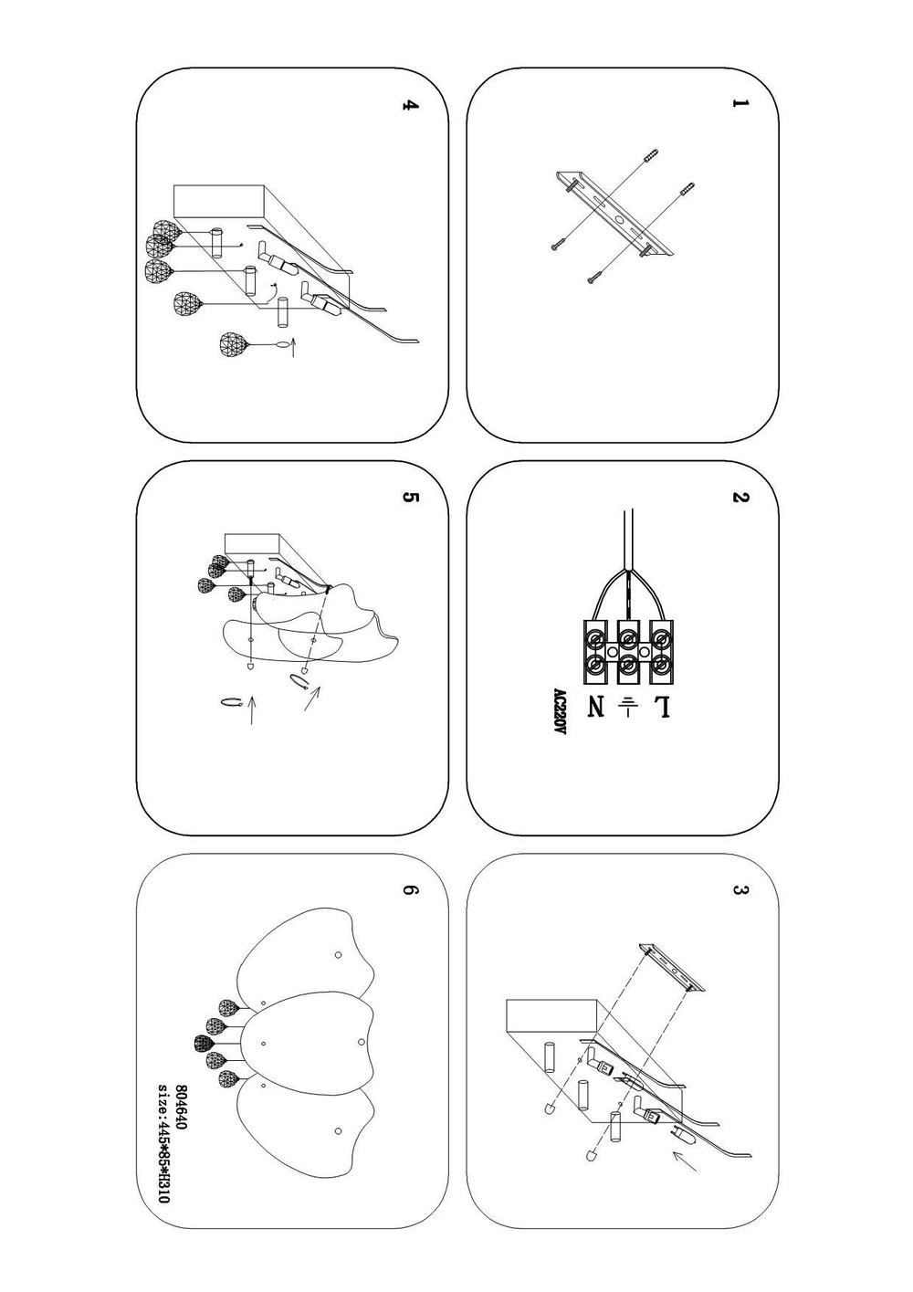 Настенный светильник Lightstar Lobo 804640