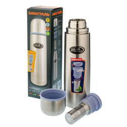 Термос Biostal (0,75 литра) пробка с ситечком, стальной