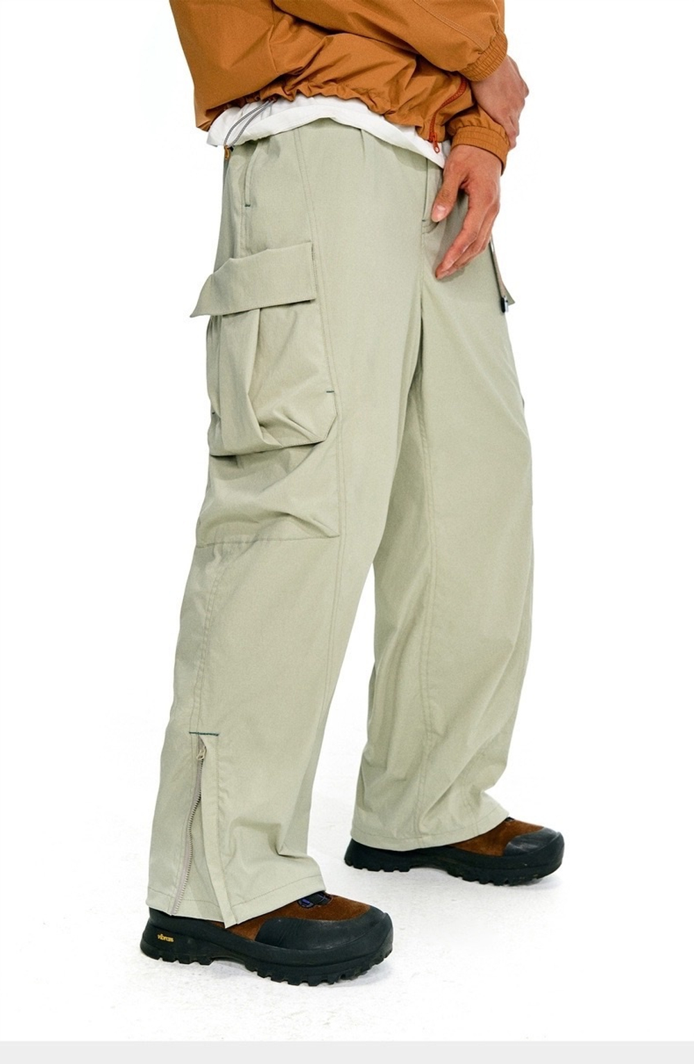 Брюки Nothomme Multi-Pocket Work Pants beige