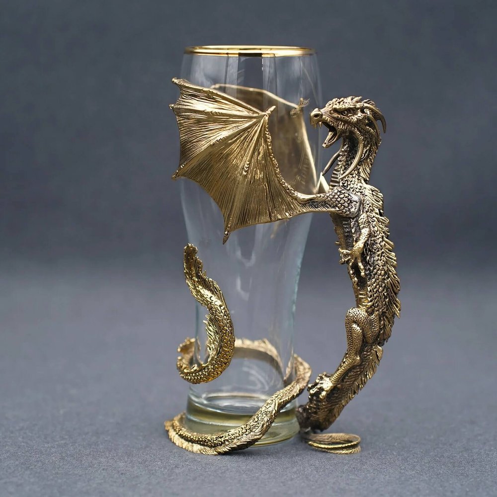 Бокал для пива подарочный "Дракон"