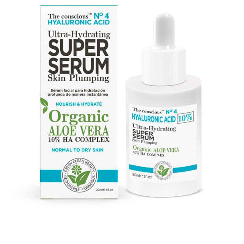 Сыворотки, ампулы и масла HYALURONIC ACID ultra-hydrating super serum organic aloe vera 30 ml