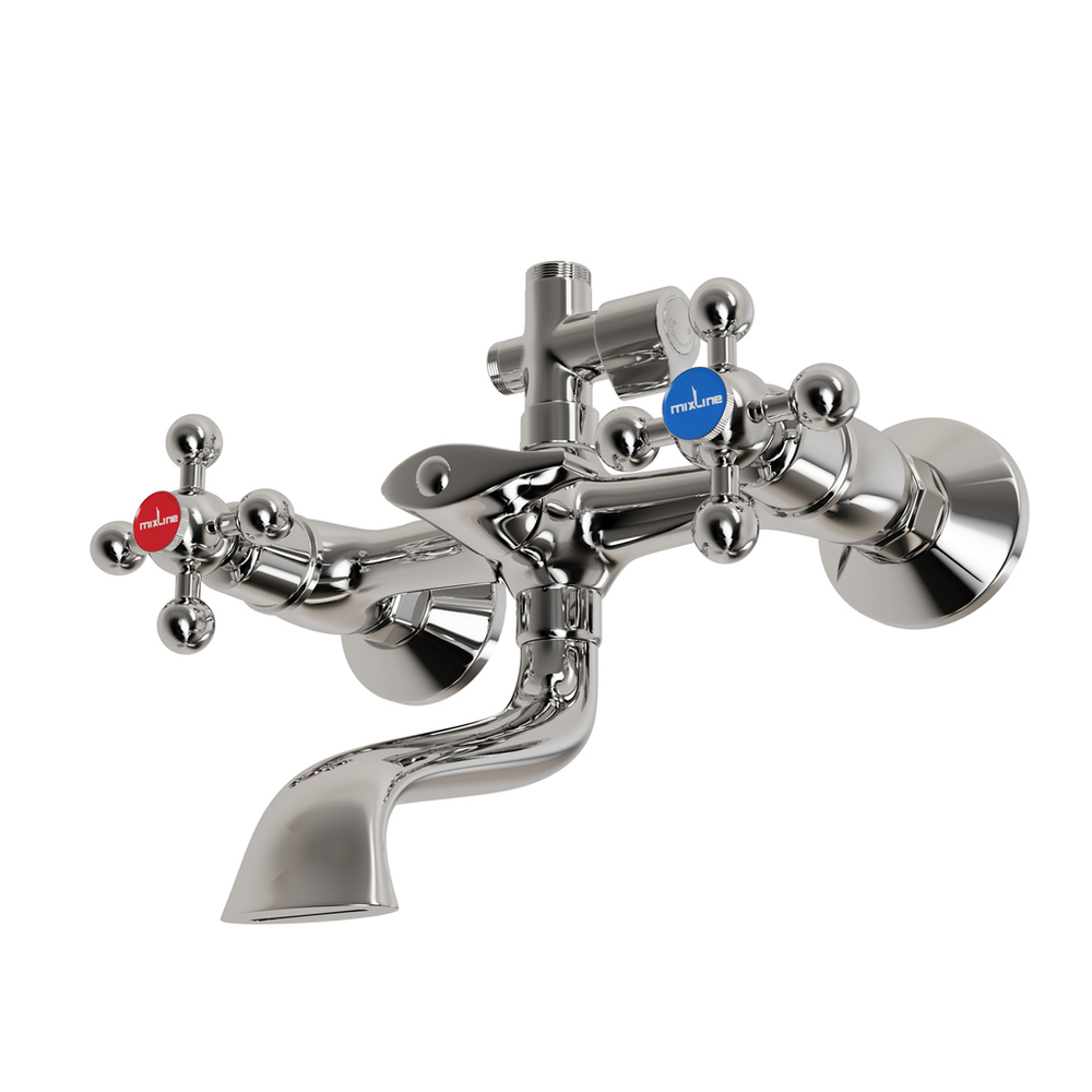 Душевая система 1/2 кер ML2419 излив лейка 1 позиция +лейка "Тропический душ" ХРОМ