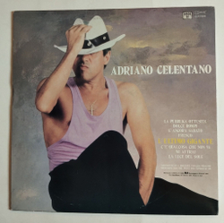 Винтажная виниловая пластинка LP Adriano Celentano La Pubblica Ottusita (Italy 1987)