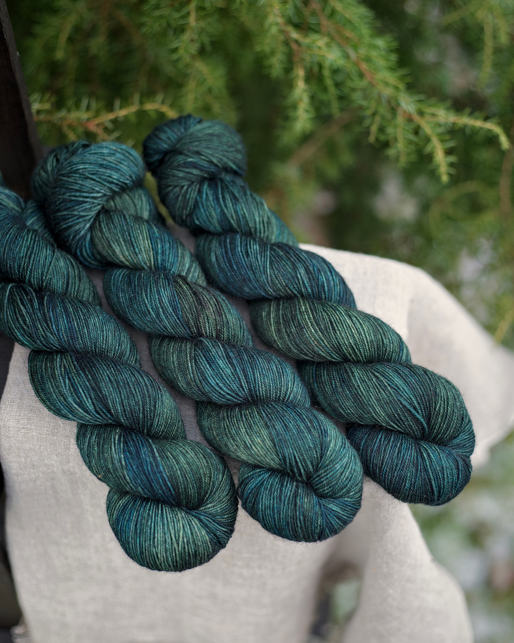 Носочный меринояк "Малахит"