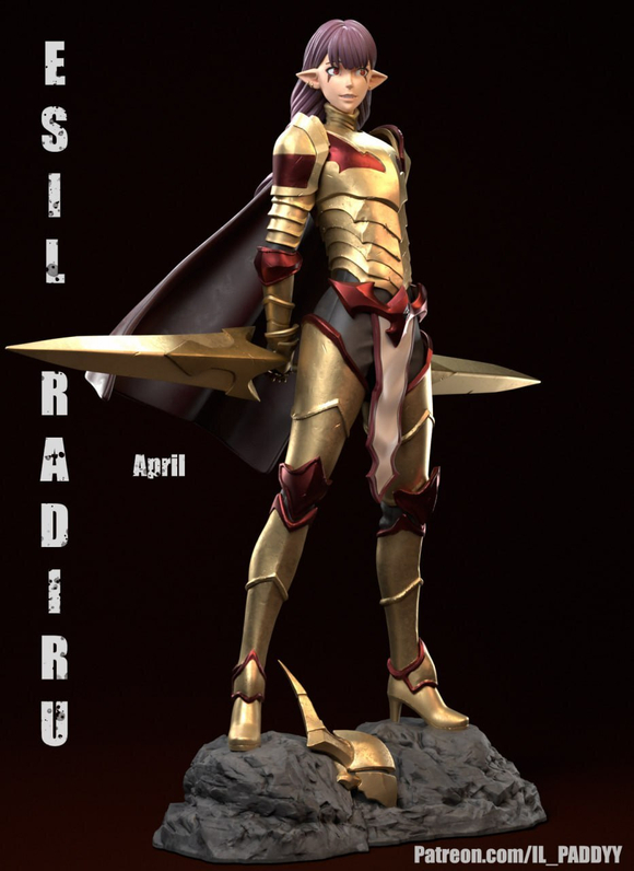 Эсил Радиру Поднятие уровня в одиночку Фигурка