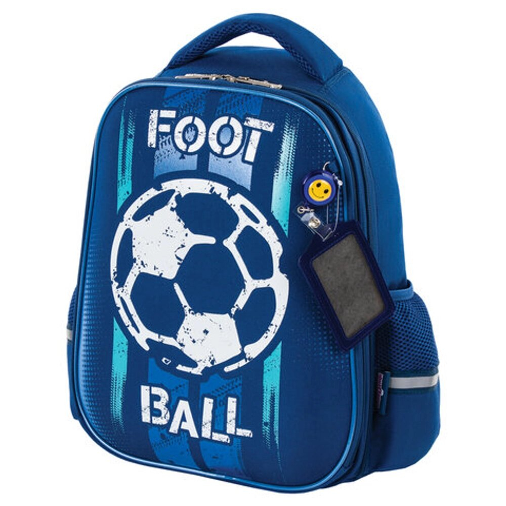 АКЦИЯ ЛИК Ранец ЮНЛАНДИЯ LIGHT, 2 отделения, "Football", 38х29х16 см, 229915