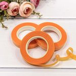 Флористическая тейп-лента (1,2 см*22,86 м) Оранжевый, 1 шт.