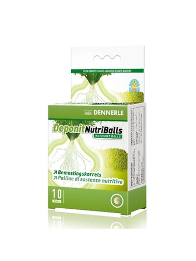 Dennerle Deponit NutriBalls - Корневое удобрение в виде шариков для  растений, 10 шт на 3-10 растени