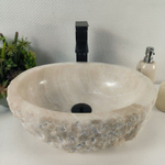 Каменная раковина из оникса Erozy White EO-04238 (42*33*15) 0212 из натурального камня
