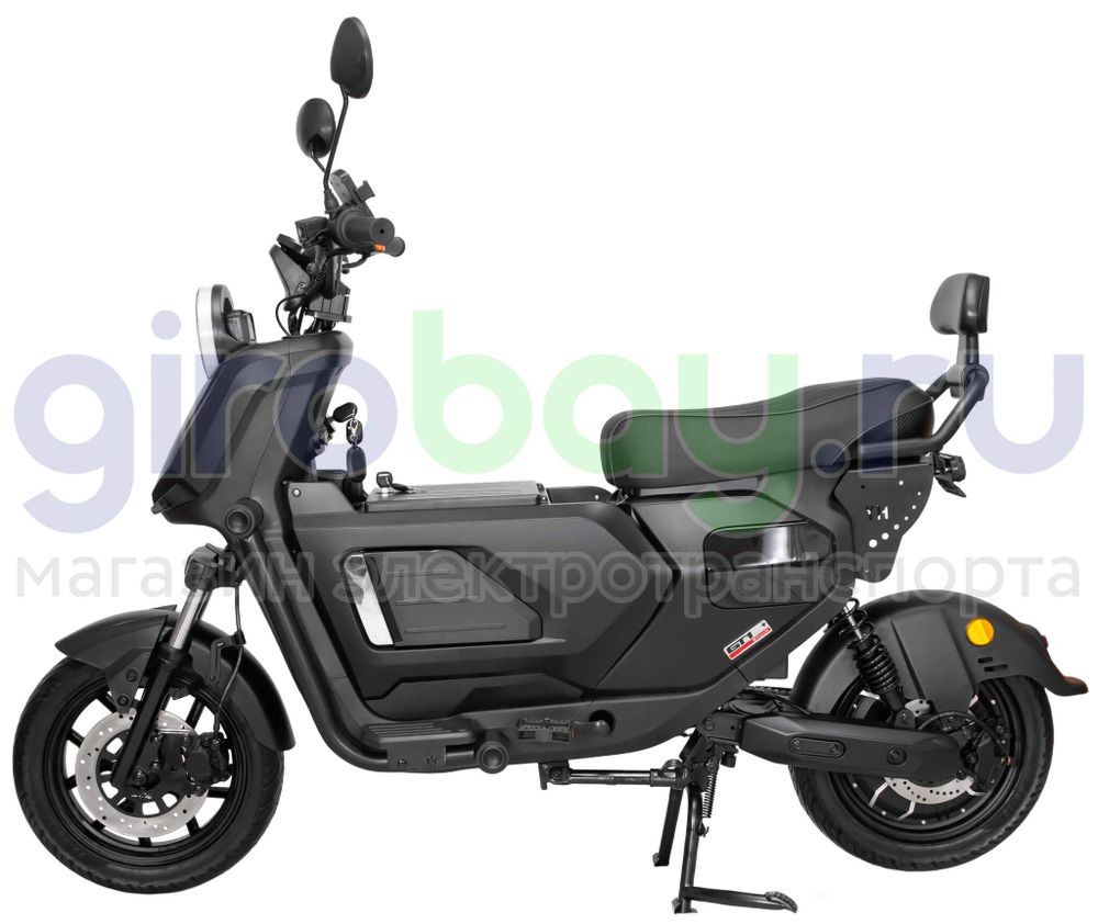 Электроскутер SAIGE GT1 ( 1500W ) 60V/50Ah - Черный фото №6