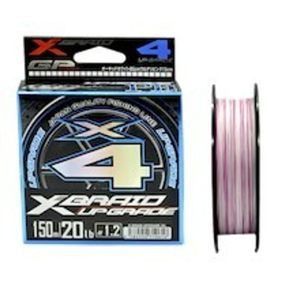 Шнур YGK X-Braid Upgrade X4 200м White Pink #3.0  0.285мм 18.0кг 1шт 40lb