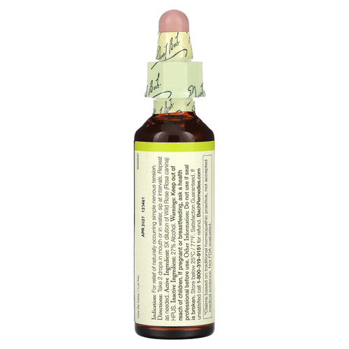 Bach, Original Flower Remedies, дикая роза, 20 мл (0,7 жидк. унц.)