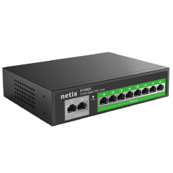Коммутатор Коммутатор Netis P110GC 10G 8PoE+ 100W неуправляемый