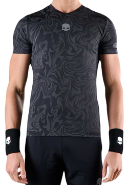 Футболка мужская теннисная Hydrogen Chrome Tech Tee - grey