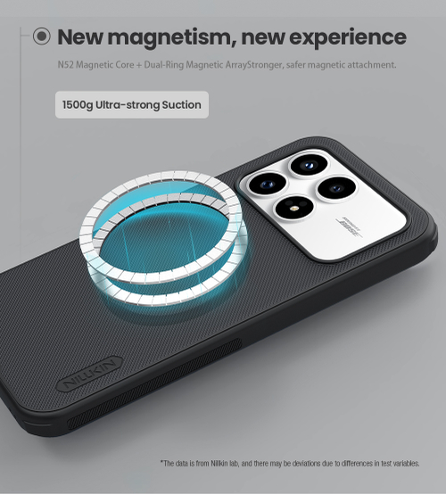 Чехол c встроенным круглым магнитом для Xiaomi Poco F8 Pro (Redmi K90), серия Super Frosted Shield Pro Magnetic от Nillkin