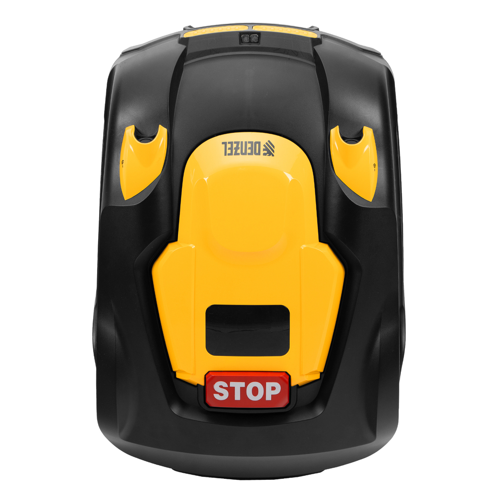 Робот-газонокосилка Grass Master 1000, ультразвуковой датчик, 3 Ач, LCD дисплей, Wi-Fi // Denzel