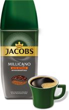 Кофе растворимый Jacobs Millicano Alto Intenso, стеклянная банка 90 г