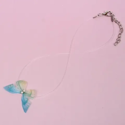 Подвеска на шею на леске «Butterfly», цвет микс, 2,5*2,5см