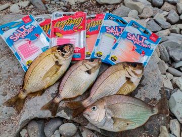 Черви съедоб. искусст. LJ  Salt Water AYING TAIL 2.0in (05,00)/S30 12шт.