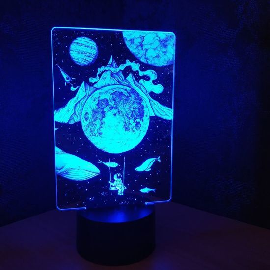 Настольный 3D светильник Мир снов