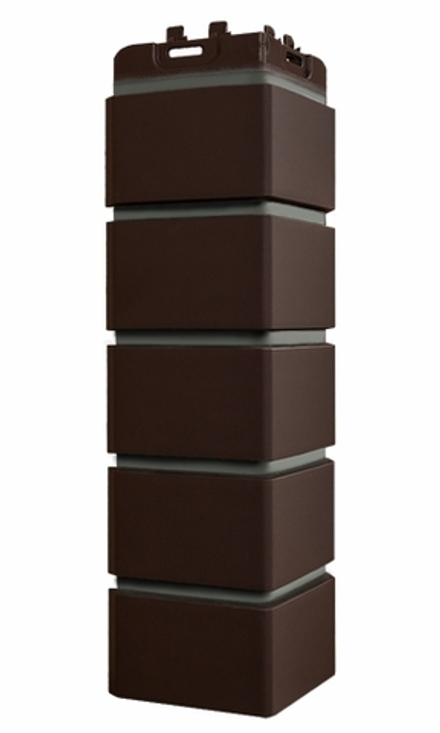 Угол наружный Grand Line Клинкерный кирпич Премиум Шоколад