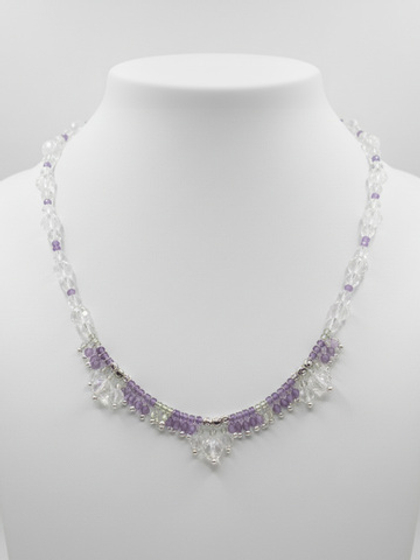 Колье "Хрустальные искры"