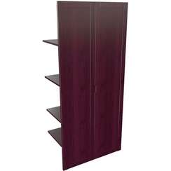 Наполнение высокого шкафа с дерев. дверьми и вешалкой 22552 палисандр