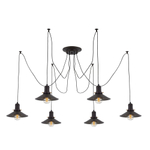 Citilux Эдисон CL451062 Люстра паук Венге