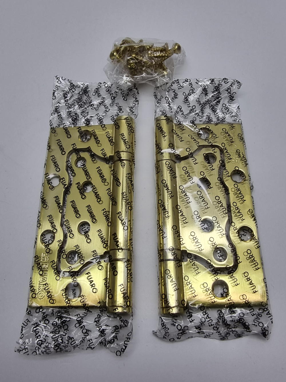 Петли дверные универсальные бабочка IN4500W SB матовое золото