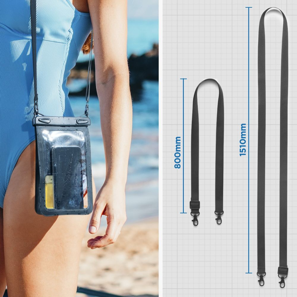 Водонепроницаемый чехол Spigen Aqua Shield A603, 1 шт., чёрный