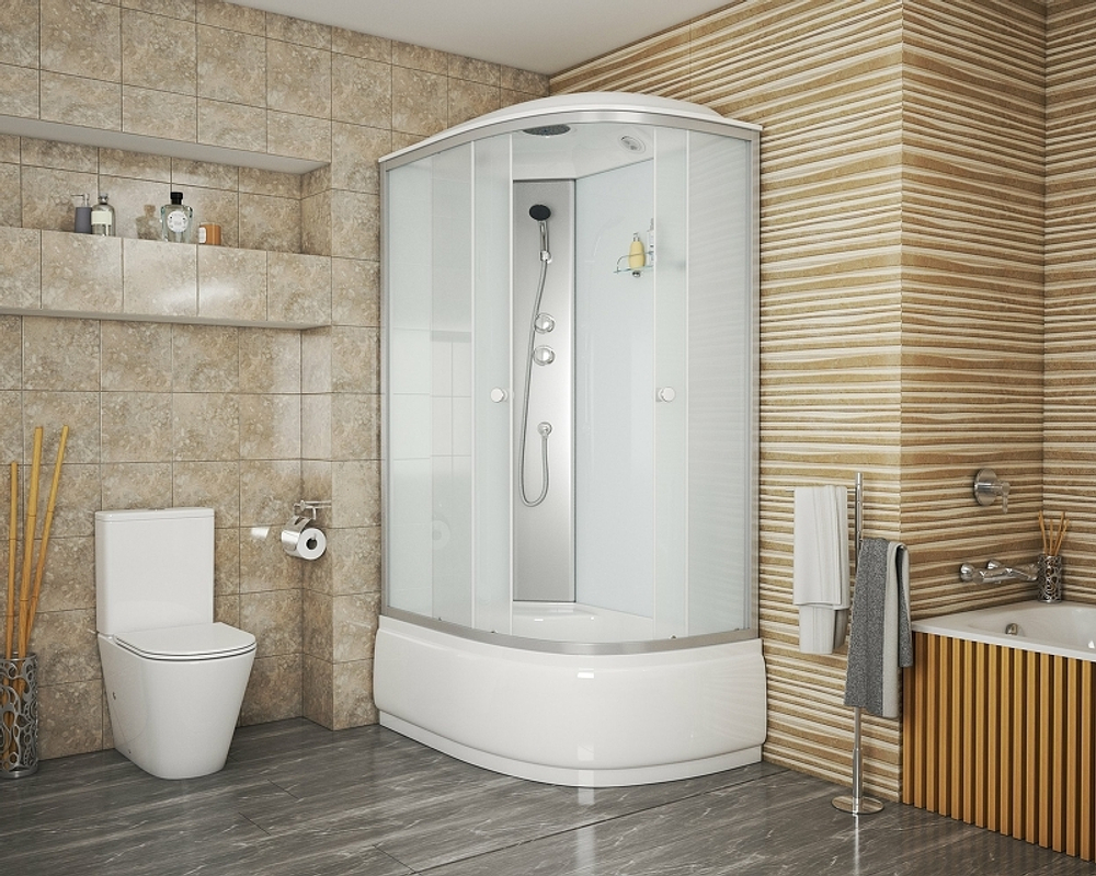 Душевая кабина Niagara Eco 120x80 L E120/80/40L/MT без гидромассажа