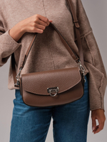 Кожаная сумка Azaro 31049 коричневый какао соло