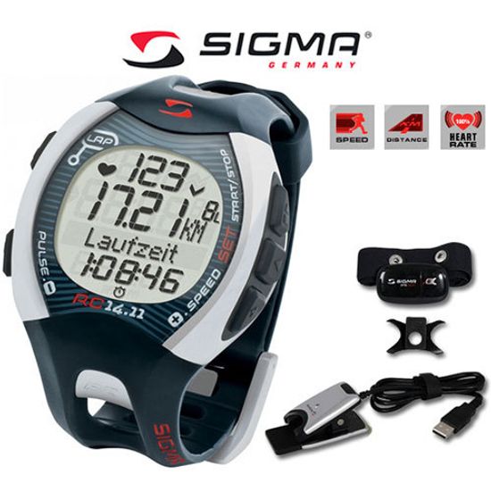 Наручные часы Sigma 21410 с пульсометром RC 14.11 gray