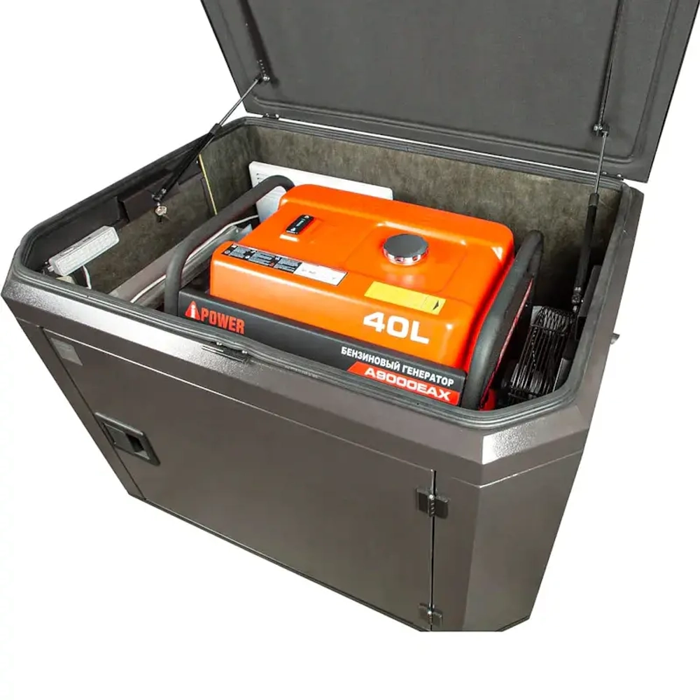 A-iPower A9000EAX бензиновый генератор в кожухе 1200 RAL 8019 УТ-11182380