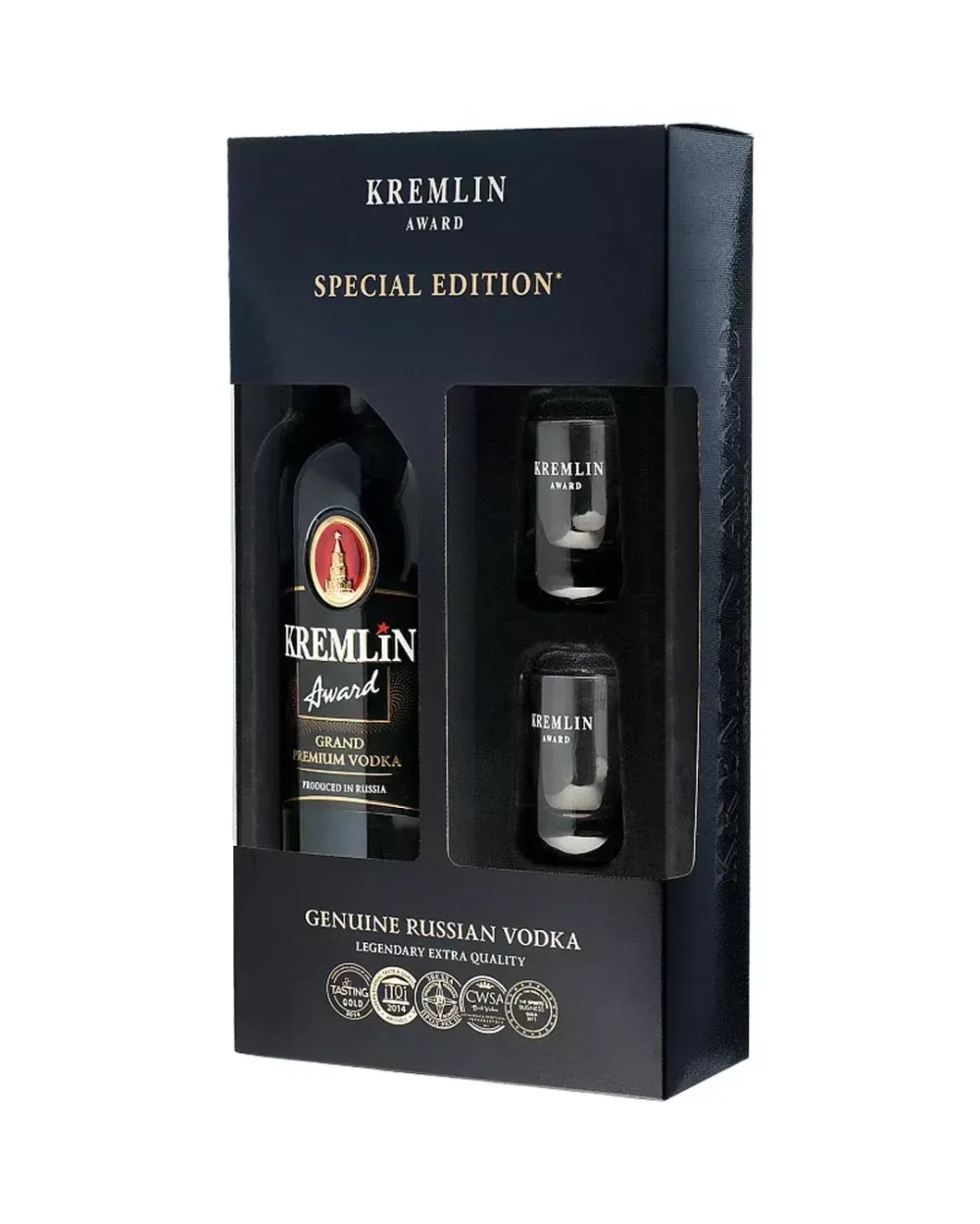 Kremlin Award Grand Premium Подарочная упаковка с 2 стаканами 0,7 л.
