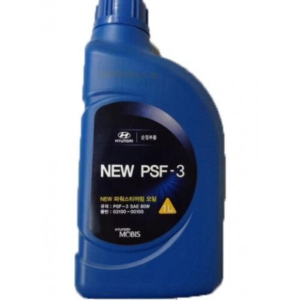 HYUNDAI 0310000100 Жидкость ГУР, NEW PSF-3 (красная) SAEW80W(1л)