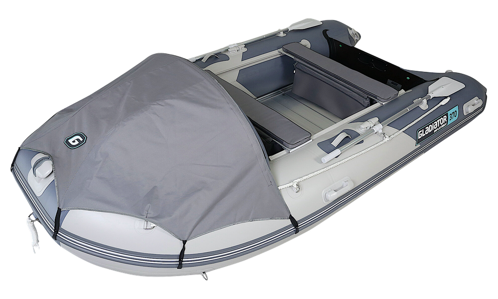 Лодка ПВХ Gladiator Professional D370AL с алюминиевым полом -