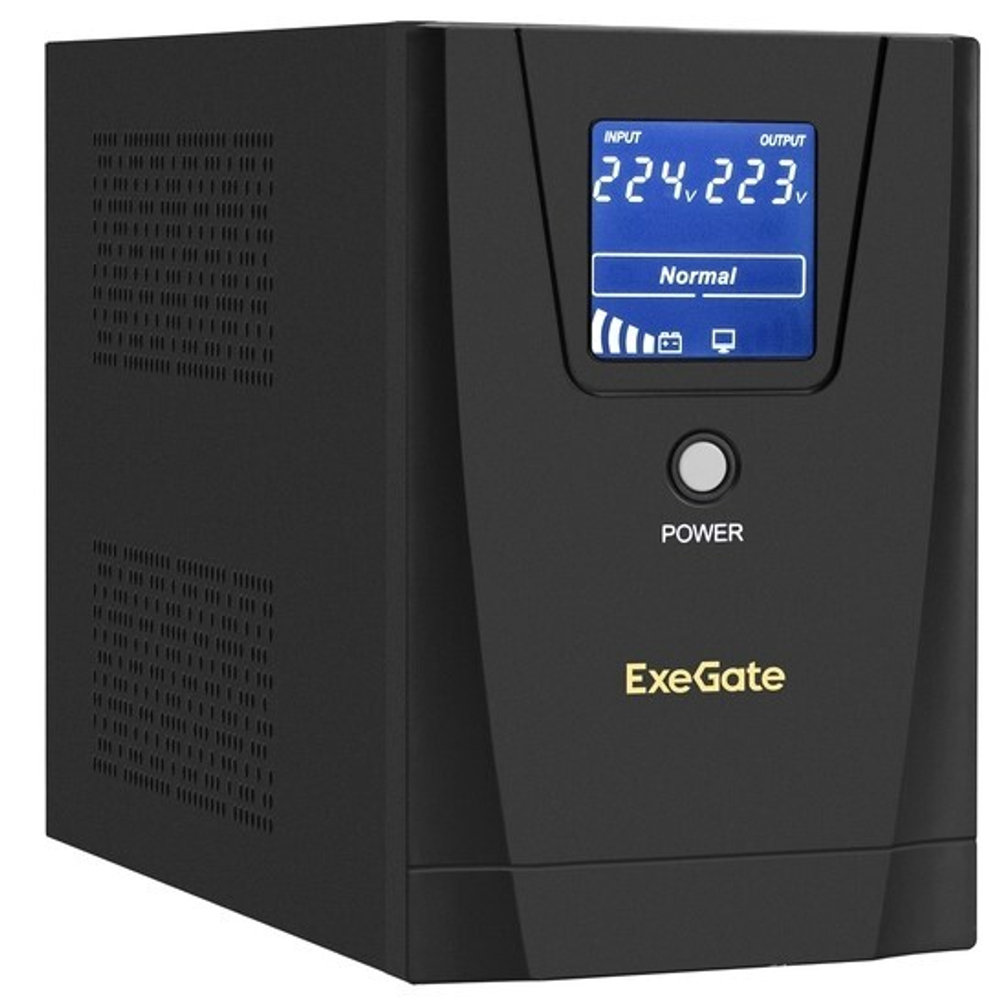 Источник бесперебойного питания  Exegate SpecialPro Smart LLB-1600.LCD.AVR.2SH.3C13